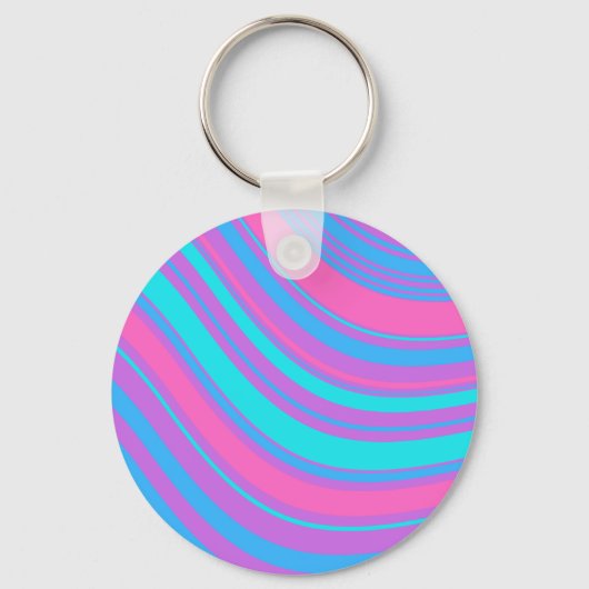 Porte-clés Motif rétro Wavy (Recto)