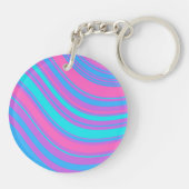 Porte-clés Motif rétro Wavy (Dos)