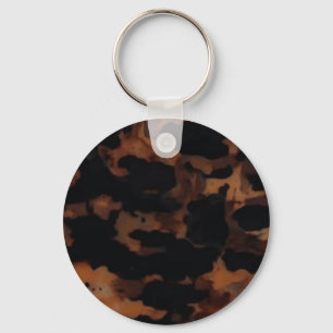 Porte-clés Motif sans couture en écaille de tortue, écaille d