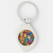 Motif sans couture en mosaïque de cristal coloré d