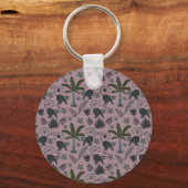 Porte-clés Motif sans couture Les animaux tropicaux sauts de (Recto)