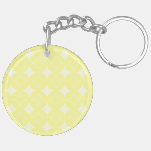 Porte-clés Motif shippo jaune citron (Dos gauche)