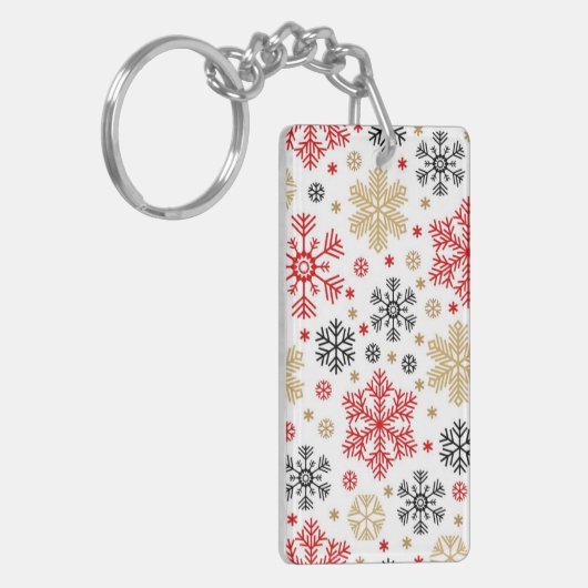 Porte-clés Motif Snowflake (Devant gauche)