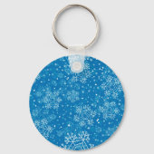 Porte-clés Motif Snowflake (Recto)