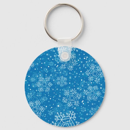 Porte-clés Motif Snowflake (Recto)