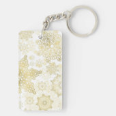 Porte-clés Motif Snowflake (Dos)