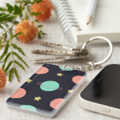 Porte-clés Motif spatial (Devant droit)