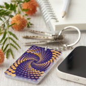 Porte-clés Motif spiral Vortex (Devant droit)