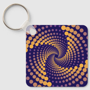 Porte-clés Motif spiral Vortex