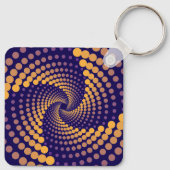 Porte-clés Motif spiral Vortex (Dos)
