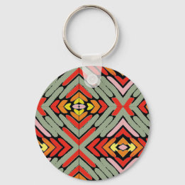 Porte-clés Motif sud-ouest artistique avec nom personnalisé
