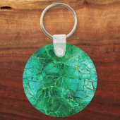 Porte-clés Motif textuel turquoise vif (Recto)
