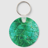 Porte-clés Motif textuel turquoise vif (Verso)
