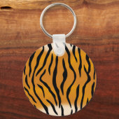 Porte-clés Motif tigre rayé (Recto)