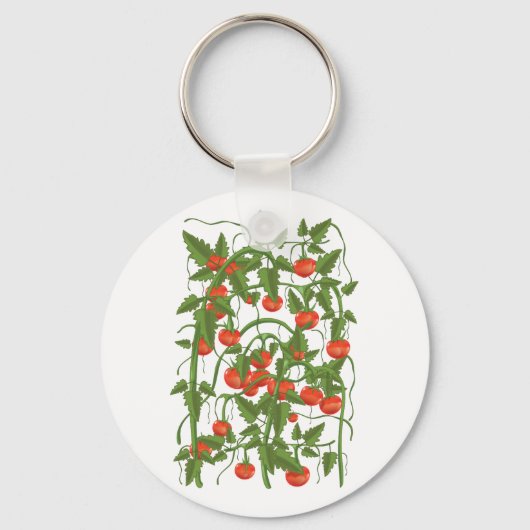 Porte-clés Motif Tomates (Recto)