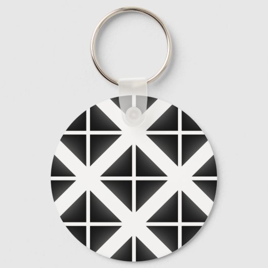 Porte-clés Motif triangle Black Trendy (Recto)