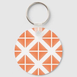 Porte-clés Motif triangle Orange tendance
