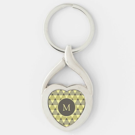 Porte-clés Motif triangles (Devant)