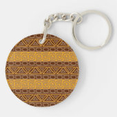 Porte-clés motif tribal ethnique africain (Dos)