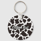 Porte-clés motif vache (Recto)