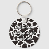 Porte-clés motif vache (Verso)
