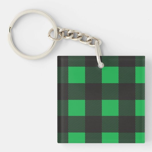 Porte-clés Motif vert (Devant)