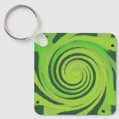 Porte-clés Motif vert Twirl Me (Recto)