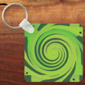 Porte-clés Motif vert Twirl Me (Recto)
