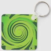 Porte-clés Motif vert Twirl Me (Dos)