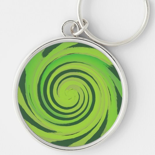 Porte-clés Motif vert Twirl Me (Devant)