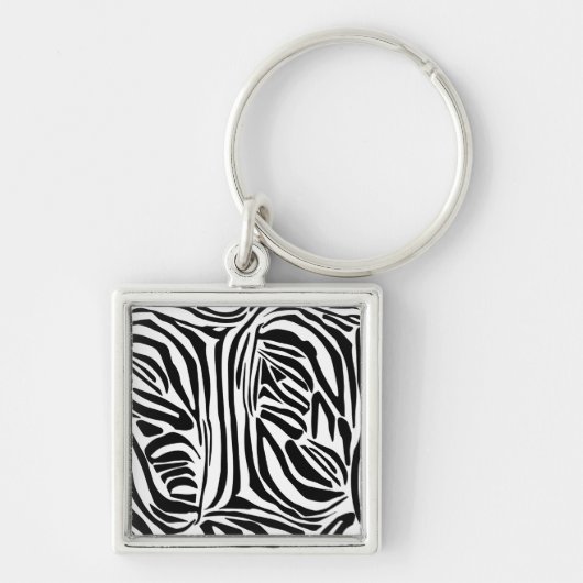 Porte-clés Motif zèbre (Devant)
