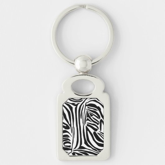 Porte-clés Motif zèbre (Devant)