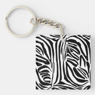 Porte-clés Motif zèbre