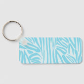 Porte-clés Motif Zèbre Bleu (Verso)