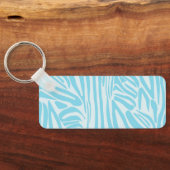 Porte-clés Motif Zèbre Bleu (Verso)