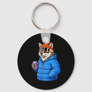 Porte-clés Motifs animaux fête du loup après-ski shirt skiAni