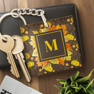 Porte-clés Motifs de citrouilles automne récolte