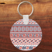 Porte-clés Motifs de conception de point de croix (Recto)