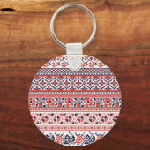 Porte-clés Motifs de conception de point de croix (Recto)
