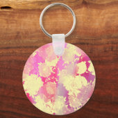 Porte-clés Motifs de fleurs japonaises. (Recto)