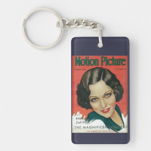 Porte-clés Motion Picture Février 1931 Gloria Swanson couvert (Devant)