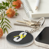 Porte-clés Motivation Acrylic Keychain – Minimal Design (Devant droit)