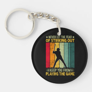 Porte-clés Motivation des joueurs de baseball