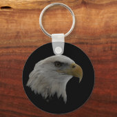 Porte-clés Motivation du leadership de l'aigle américain (Recto)