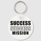 Porte-clés motivation mission succès (Recto)