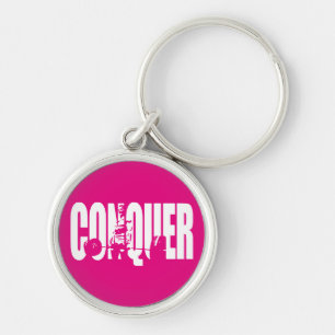 Porte-clés Motivation pour le poids féminin - CONQUER