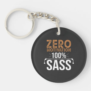 Porte-clés Motivation zéro, 100 Sass