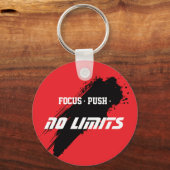 Porte-clés Motivational Fitness Red (Recto)