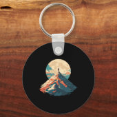 Porte-clés Motivational Mountain Peak Climbing Design - Natur (Recto)