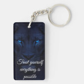 Porte-clés Motivational Quote Keyring | Positive Gift for Fri (Dos)